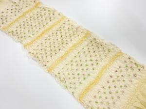 正絹　絞り　帯揚げ